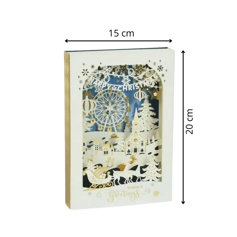 Felicitare de Craciun 3D Magia Sarbatorilor [6]