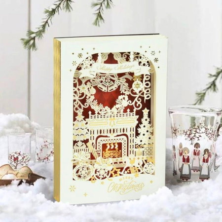 Cadouri pentru Bunici - Felicitare de Craciun 3D Poveste de Ajun