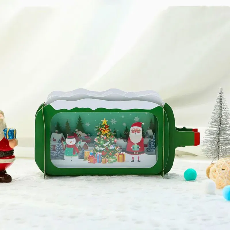 Cele mai noi - Felicitare de Craciun 3D Scrisoare in Sticla