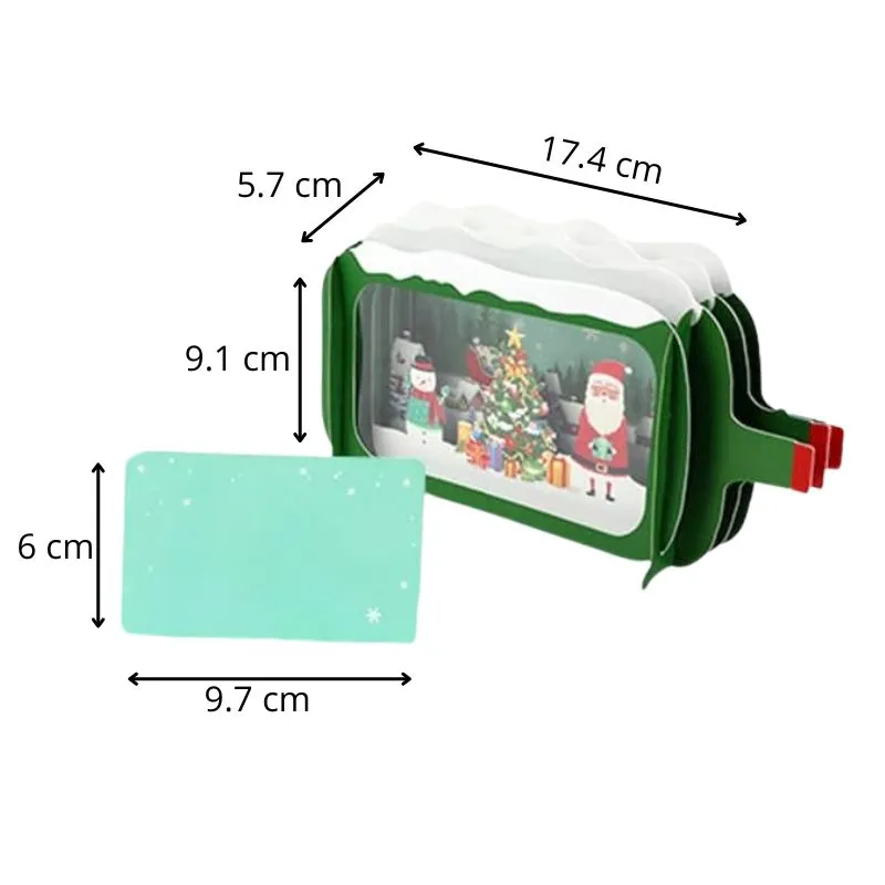 Felicitare de Craciun 3D Scrisoare in Sticla [8]