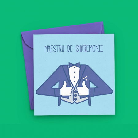 Cadouri Majorat - Felicitare Maestru de Sharemonii
