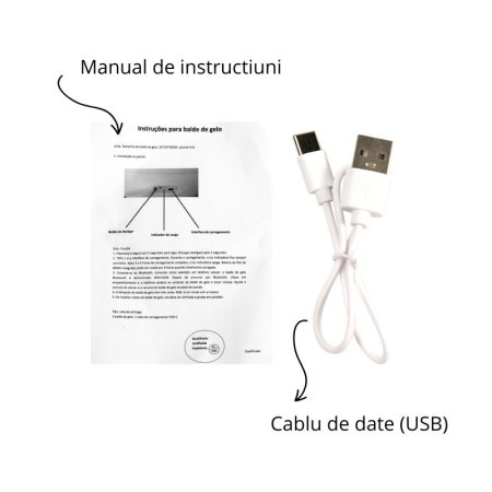 Frapiera cu iluminare LED si boxa Bluetooth, 7 L [9]