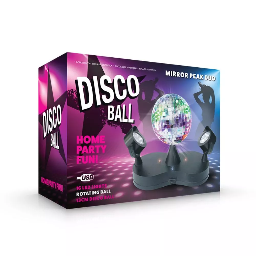 Gadget Glob Disco, cu 16 LED-uri colorate [3]