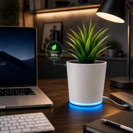 Ghiveci purificator de aer cu USB [1]