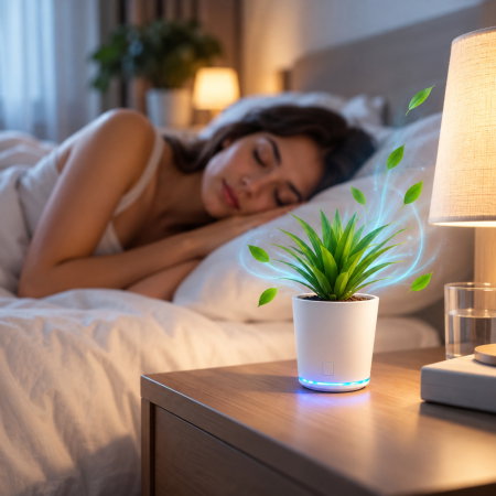 Ghiveci purificator de aer cu USB [2]