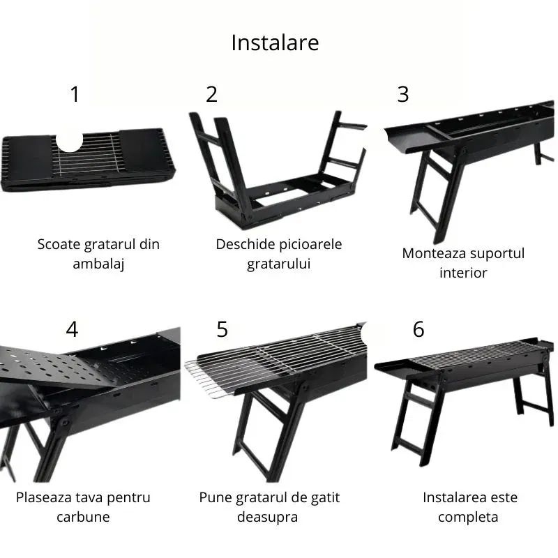 Gratar portabil dreptunghiular [3]