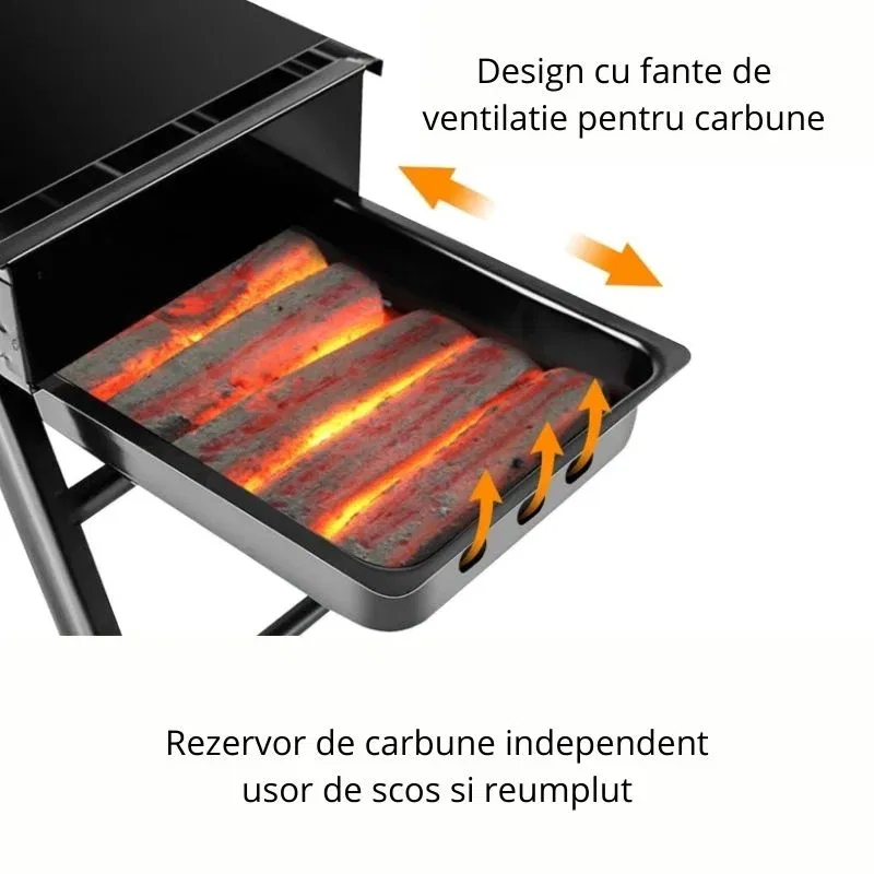 Gratar portabil dreptunghiular [4]