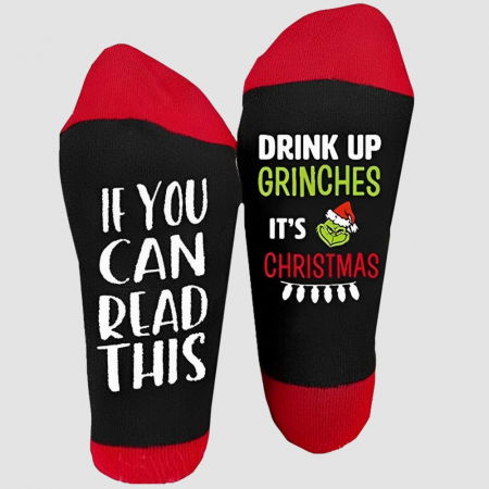 Grinch Socks Sosete Amuzante de Craciun [4]