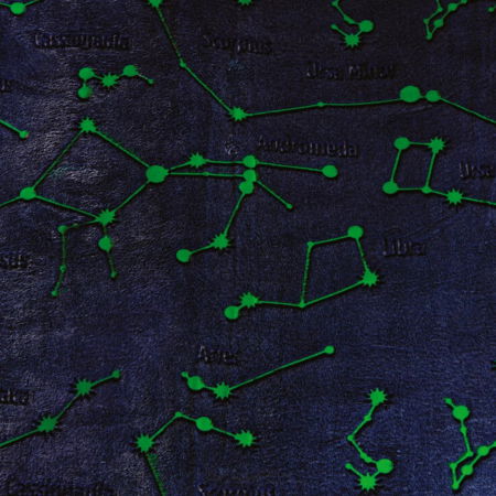 Hanorac patura cu gluga, Iluminat, Constelatii, 240g/mp [1]