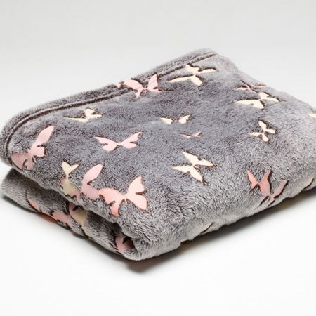 Hanorac patura cu gluga, Iluminat, Fluturasi, 240g/mp [3]