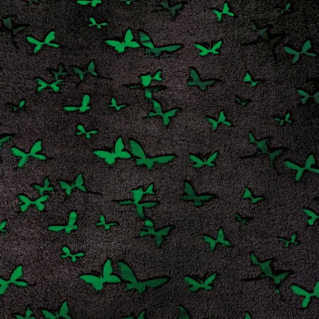 Hanorac patura cu gluga pentru copii, Iluminat, Fluturasi, 240g/mp [5]