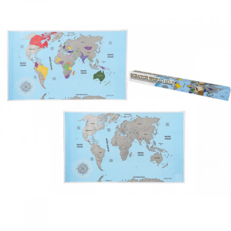 Harta razuibila a Lumii, 88 x 52 cm [5]