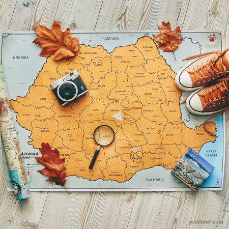 Cadouri pentru Iubita - Harta Razuibila a Romaniei