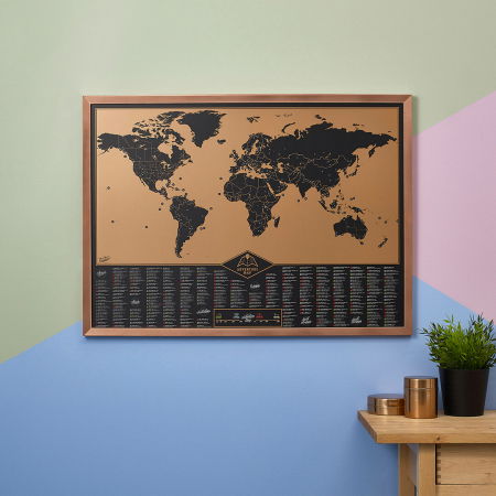 Harta razuibila Originala Luckies - Harta razuibila Bucket List - Originala Luckies