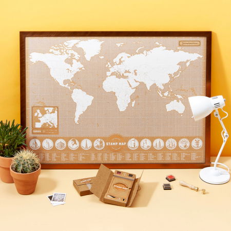 Harta razuibila Originala Luckies - Harta Stamp Map - Originala Luckies