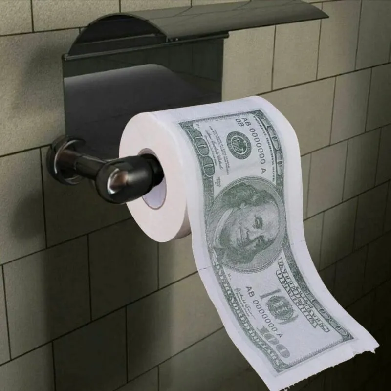 Hartie igienica amuzanta 100 Dolari [0]