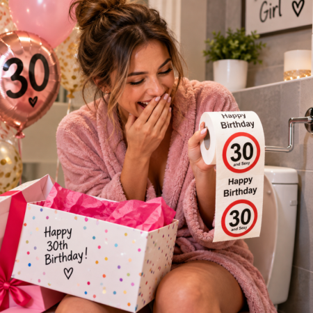 Petrecere - Hartie igienica amuzanta Aniversare 30 de ani