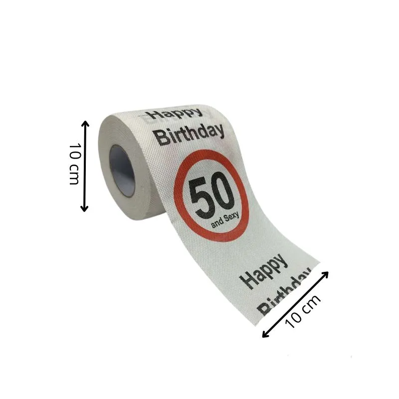 Hartie igienica amuzanta Aniversare 50 de ani [5]