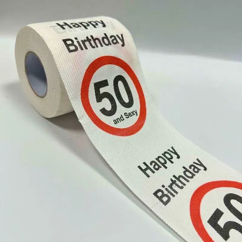 Hartie igienica amuzanta Aniversare 50 de ani [2]