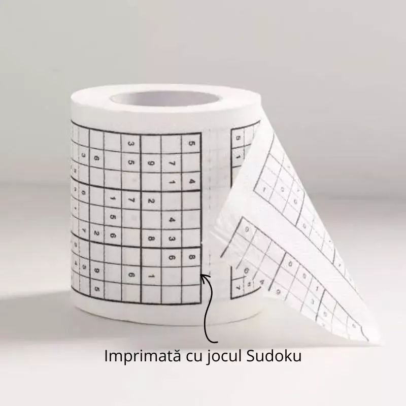 Hartie igienica amuzanta Sudoku [9]