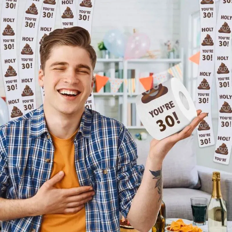 Hartie igienica cu mesaj Funny Aniversare 30 de ani [1]