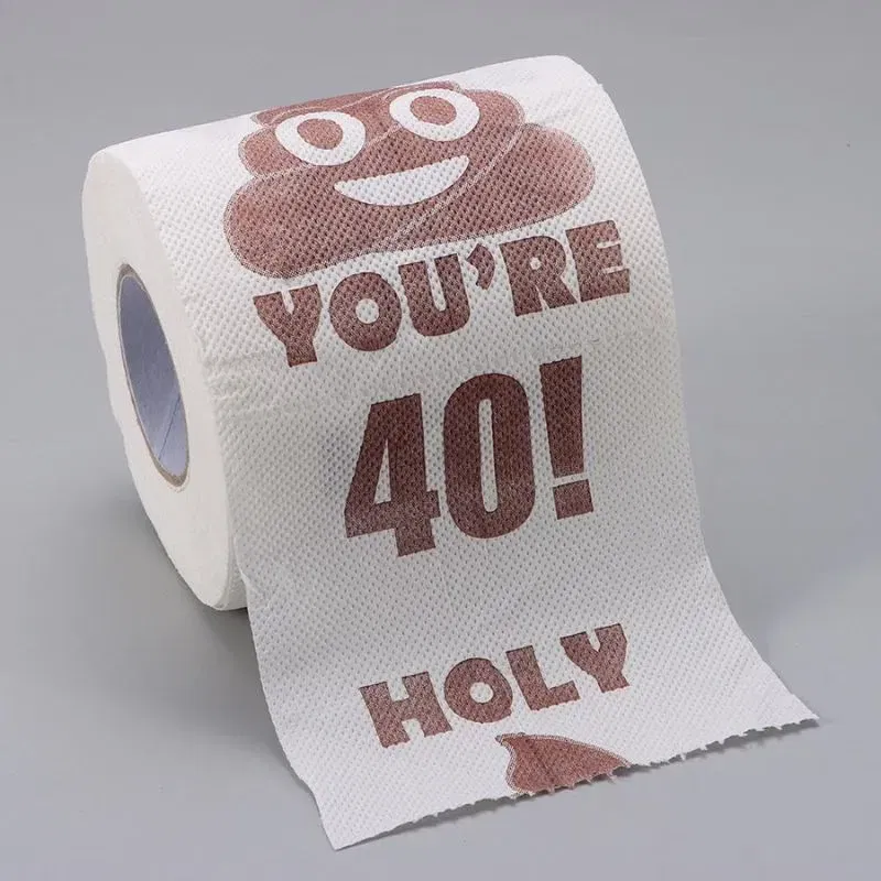 Hartie igienica cu mesaj Funny Aniversare 40 de ani [1]