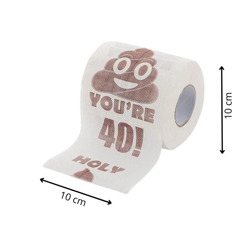 Hartie igienica cu mesaj Funny Aniversare 40 de ani [7]