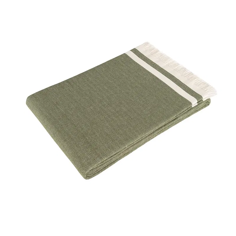 Husa canapea, bumbac, verde, 170x300 cm, design modern [1]