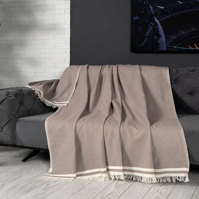 Husa pentru canapea, bumbac, 170x300 cm, design elegant [0]