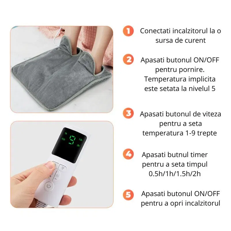 Incalzitor de picioare cu temperatura ajustabila [4]