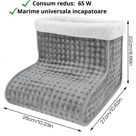 Incalzitor picioare Cizma electrica dubla [4]