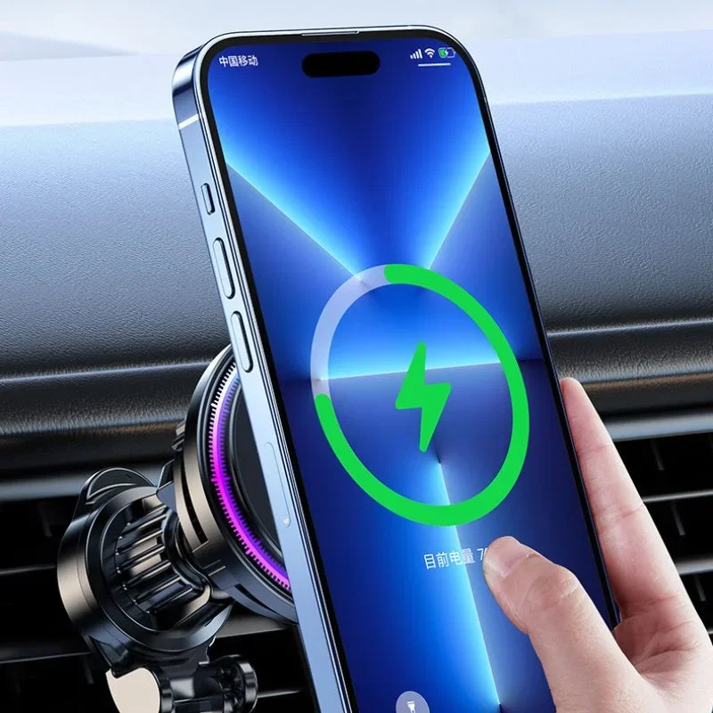 Cadouri pentru Iubita - Incarcator wireless auto MagSafe 15W, magnetic