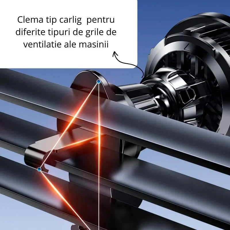 Incarcator wireless auto MagSafe 15W, magnetic [5]