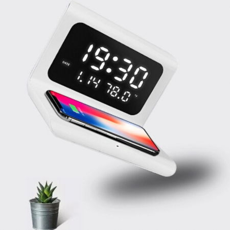 Incarcator wireless cu ceas si alarma Practic Gadget [3]