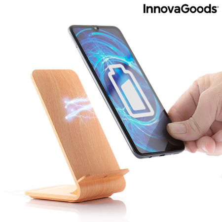 Incarcator wireless smartphone, cu stand vertical [5]