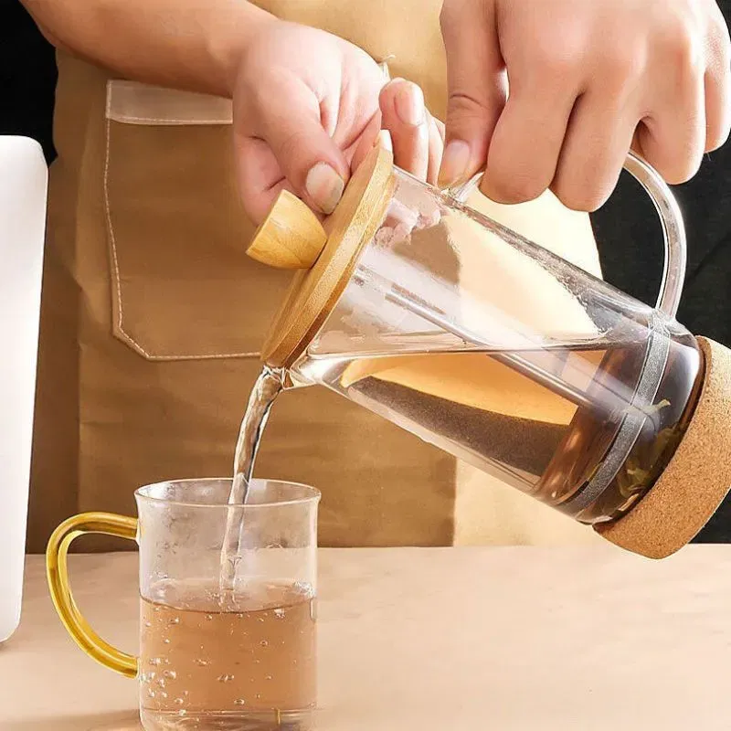 Infuzor cu capac din lemn 1000 ml [6]