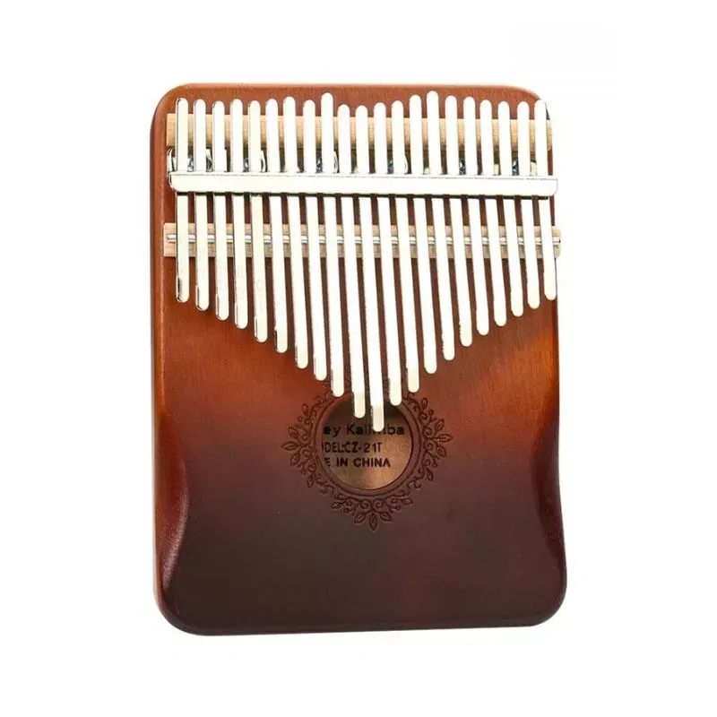 Instrument muzical Kalimba cu 21 note, pian cu degete si husa [8]