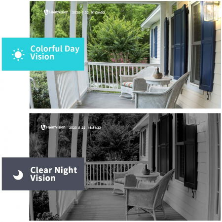 Interfon inteligent HeimVision, camera, wifi, 1080p HD, detectie miscare, unghi larg [3]