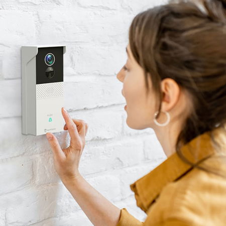 Cadouri de Casa Noua - Interfon inteligent HeimVision, camera, wifi, 1080p HD, detectie miscare, unghi larg