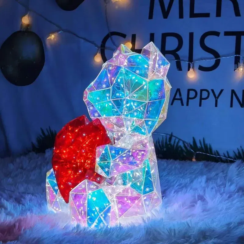 IubiBear Ursulet indragostit cu lumini colorate, 30 cm [7]