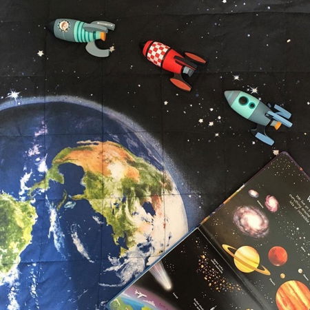 Joc de construit Racheta, lemn premium, 18 piese [0]