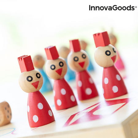 Joc din lemn educativ Pake Animals, 18 piese [4]