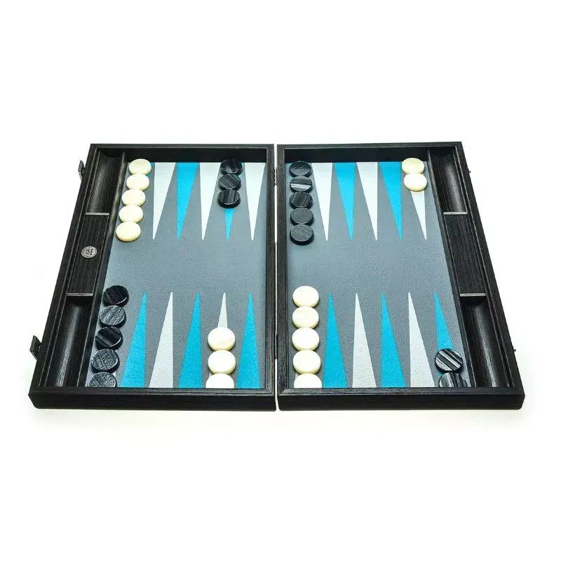 Cadouri pentru Iubita - Joc table backgammon Design Artistic Turqoise 48x30cm