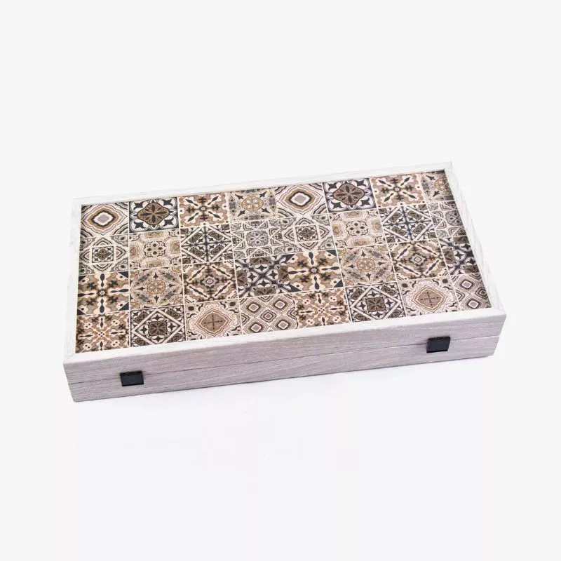 Joc table backgammon Design Marocan 48x26cm [6]