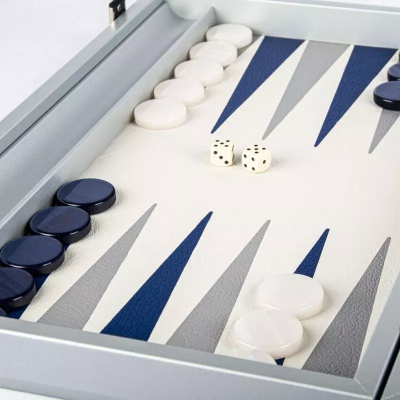 Joc table backgammon Design Navy Blue 48x30cm [2]