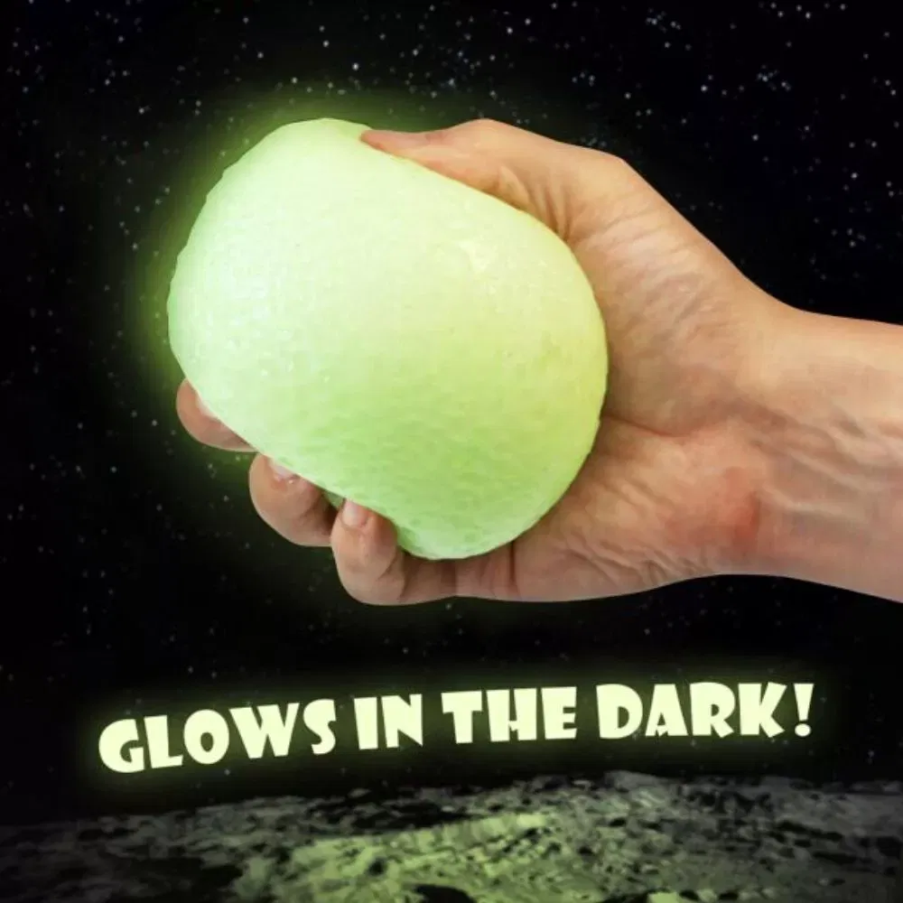 Jucarie antistres Squish Ball Luna fosforescenta [2]