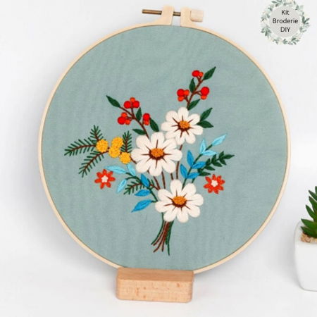 Kit Broderie DIY, Buchet de flori [3]