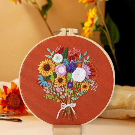 Kit Broderie DIY, Buchet de Flori, Bucurie [4]