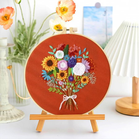Kit Broderie DIY, Buchet de Flori, Bucurie [1]
