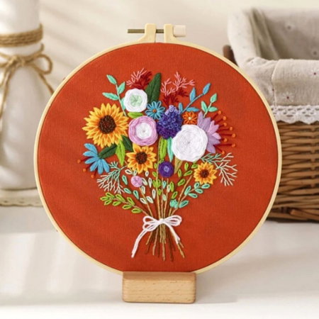 Kit Broderie DIY, Buchet de Flori, Bucurie [5]